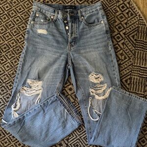 Light Wash Distressed Jeans